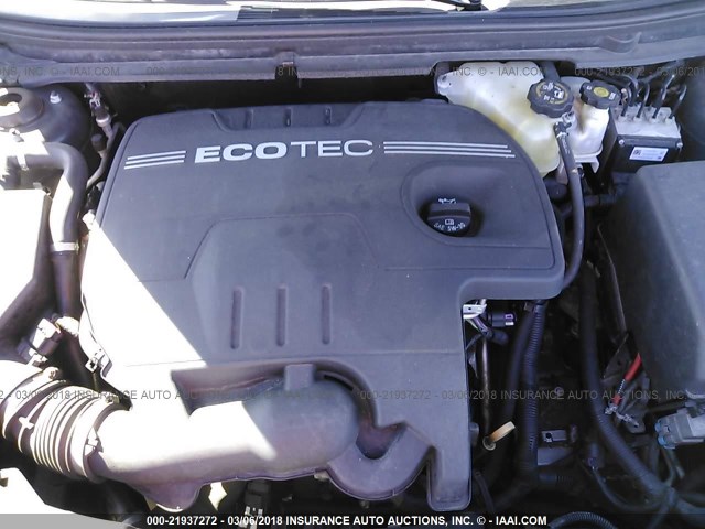 1G1ZC5EB4A4161265 - 2010 CHEVROLET MALIBU 1LT 灰色 照片 10