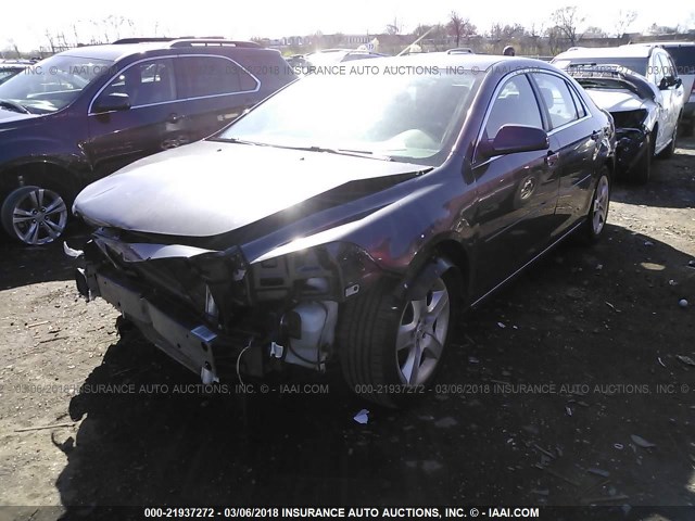 1G1ZC5EB4A4161265 - 2010 CHEVROLET MALIBU 1LT 灰色 照片 2