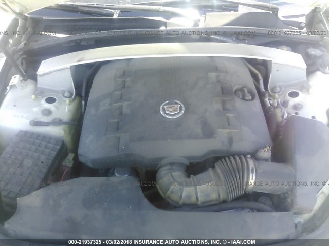 1G6DJ8EG4A0121220 - 2010 CADILLAC CTS PERFORMANCE COLLECTION Бежевый фото 10