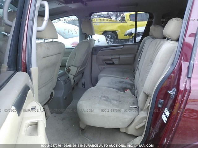 5N1BA08D18N614899 - 2008 NISSAN ARMADA SE/LE BURGUNDY photo 8