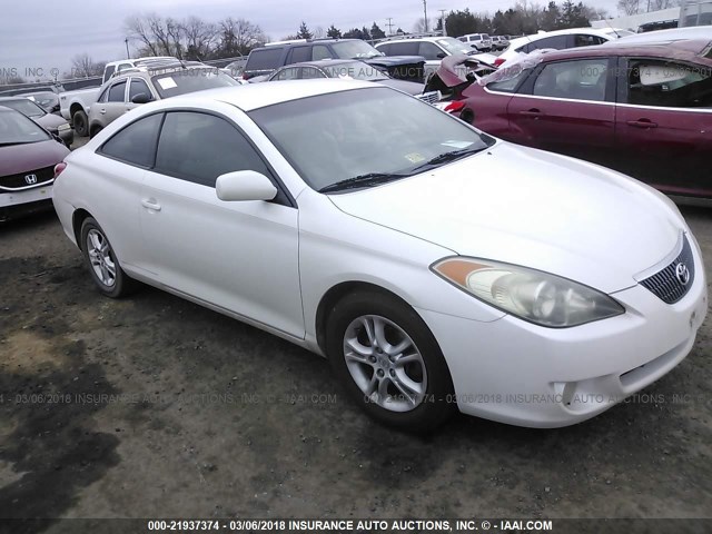 4T1CE38P96U567998 - 2006 TOYOTA CAMRY SOLARA SE/SLE WHITE photo 1