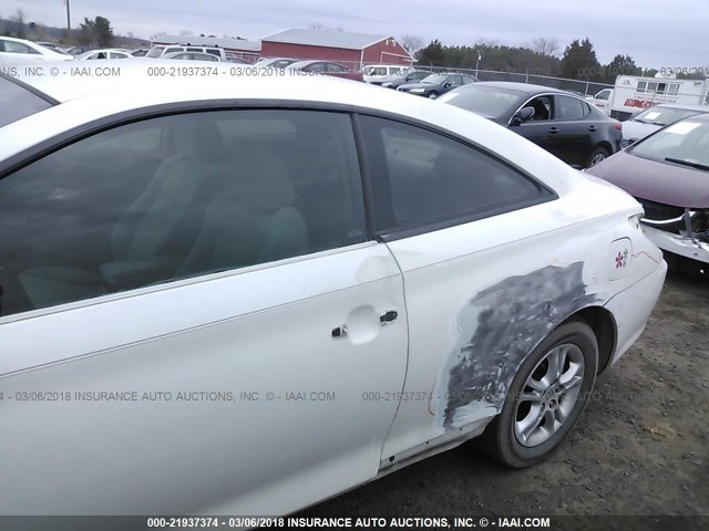 4T1CE38P96U567998 - 2006 TOYOTA CAMRY SOLARA SE/SLE თეთრი ფოტო 6