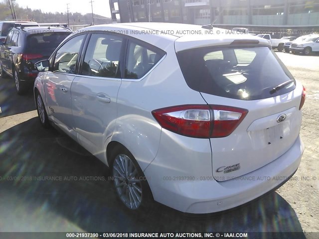 1FADP5CU4DL546237 - 2013 FORD C-MAX PREMIUM WHITE photo 3