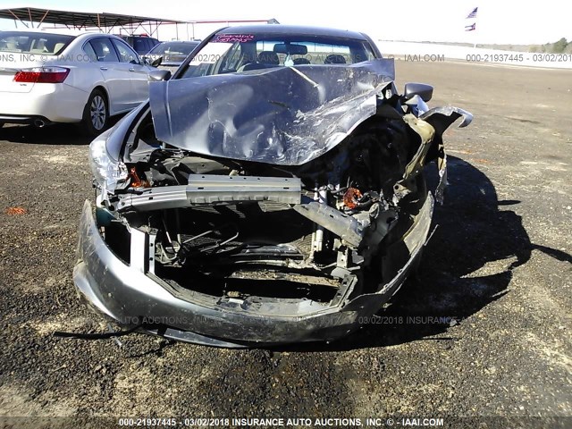 1HGCP26849A175636 - 2009 HONDA ACCORD EXL GRAY photo 6