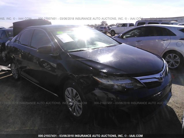 4T1BF1FK0DU227382 - 2013 TOYOTA CAMRY L/SE/LE/XLE 黑色 照片 1