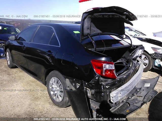 4T1BF1FK0DU227382 - 2013 TOYOTA CAMRY L/SE/LE/XLE 黑色 照片 3