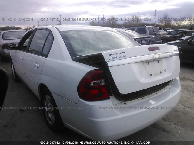 1G1ZT54815F151700 - 2005 CHEVROLET MALIBU LS Ağ foto 3