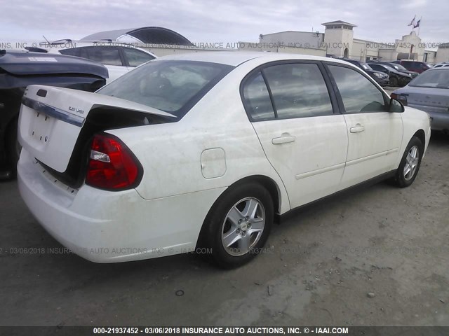 1G1ZT54815F151700 - 2005 CHEVROLET MALIBU LS Ağ foto 4
