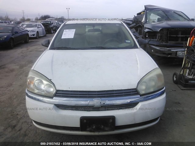 1G1ZT54815F151700 - 2005 CHEVROLET MALIBU LS Ağ foto 6