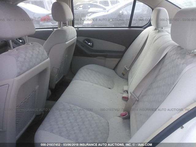 1G1ZT54815F151700 - 2005 CHEVROLET MALIBU LS Ağ foto 8