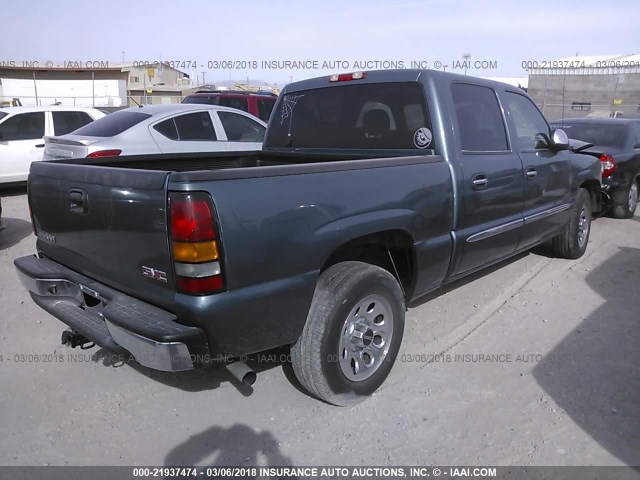 2GTEC13V561347153 - 2006 GMC NEW SIERRA C1500 GRAY photo 4