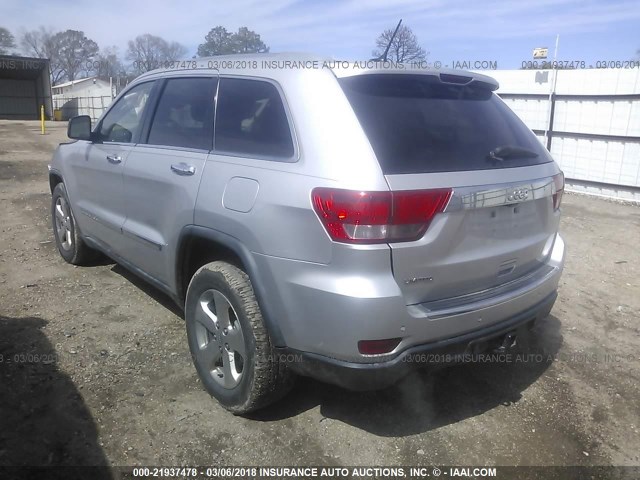 1J4RS5GT7BC588487 - 2011 JEEP GRAND CHEROKEE LIMITED SILVER photo 3