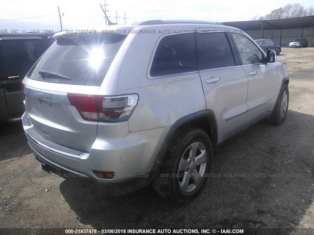 1J4RS5GT7BC588487 - 2011 JEEP GRAND CHEROKEE LIMITED SILVER photo 4