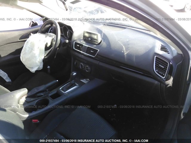 JM1BM1V70E1169512 - 2014 MAZDA 3 TOURING GRAY photo 5