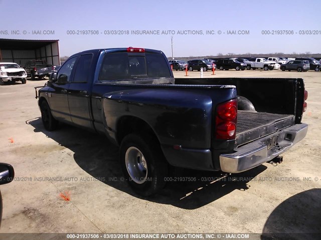 3D7ML48A88G231156 - 2008 DODGE RAM 3500 CREWCAB ST/SLT BLUE photo 3