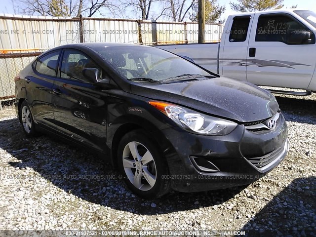 5NPDH4AE6DH284352 - 2013 HYUNDAI ELANTRA GLS/LIMITED BLACK photo 1