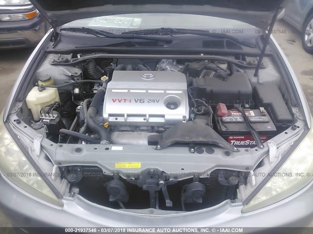 4T1BF32K65U599246 - 2005 TOYOTA CAMRY LE/XLE/SE 银色 照片 10