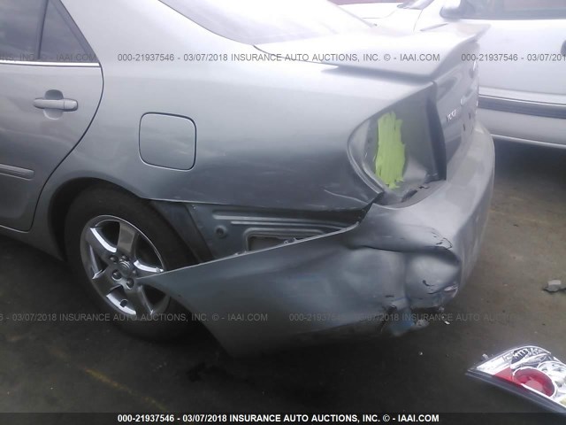 4T1BF32K65U599246 - 2005 TOYOTA CAMRY LE/XLE/SE 银色 照片 6