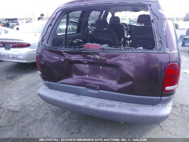 1B4GP54L4WB599118 - 1998 DODGE GRAND CARAVAN LE/ES PURPLE photo 6