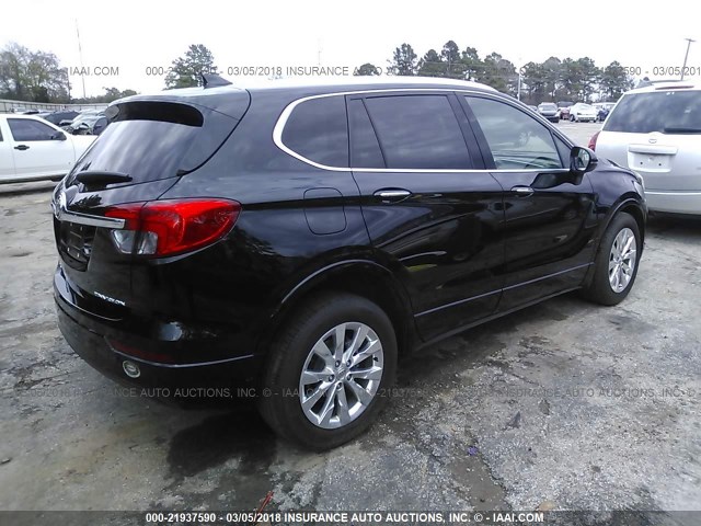 LRBFXBSA6HD029660 - 2017 BUICK ENVISION ESSENCE BLACK photo 4