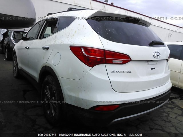 5XYZUDLB2GG374050 - 2016 HYUNDAI SANTA FE SPORT  WHITE photo 3