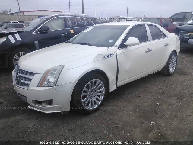1G6DJ5EG0A0120922 - 2010 CADILLAC CTS PERFORMANCE COLLECTION WHITE photo 2