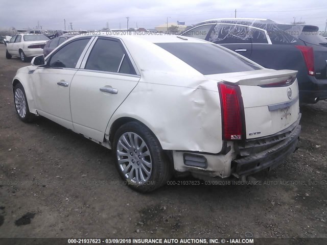 1G6DJ5EG0A0120922 - 2010 CADILLAC CTS PERFORMANCE COLLECTION Белый фото 3