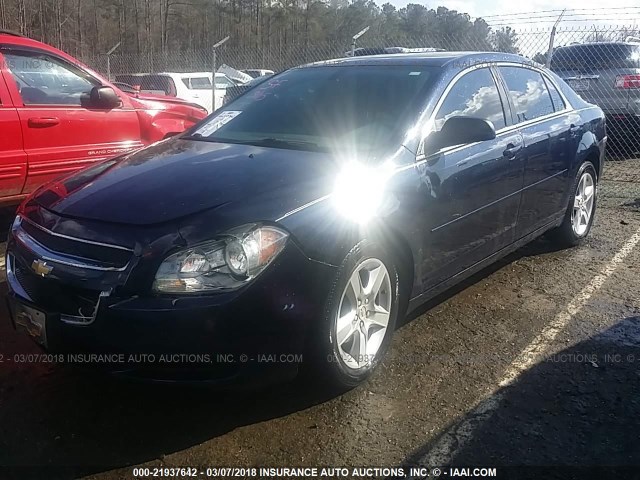 1G1ZB5E05CF315734 - 2012 CHEVROLET MALIBU LS 蓝色 照片 2