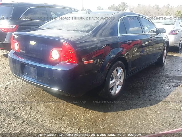 1G1ZB5E05CF315734 - 2012 CHEVROLET MALIBU LS 蓝色 照片 4