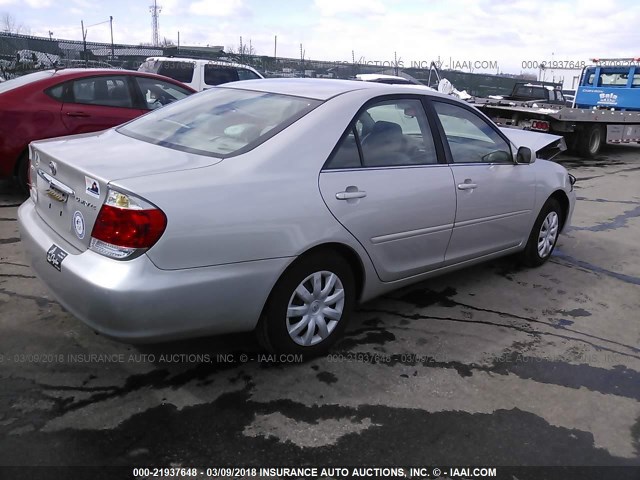 4T1BE30K55U526357 - 2005 TOYOTA CAMRY LE/XLE/SE GRAY photo 4