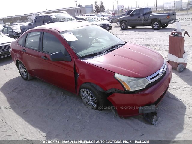 1FAHP35N08W174654 - 2008 FORD FOCUS SE/SEL/SES RED photo 1