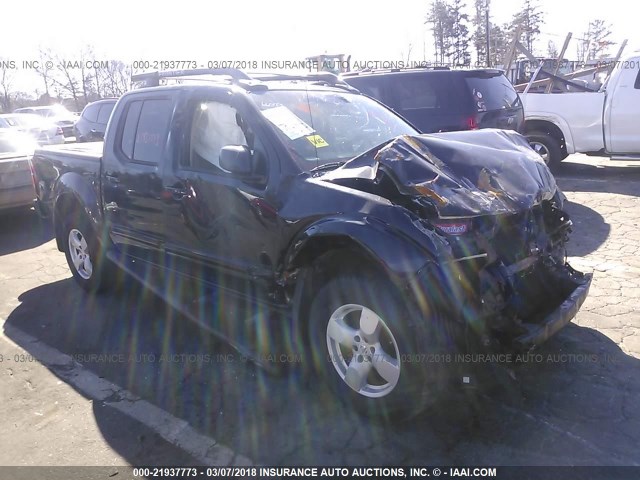 1N6AD07U25C403109 - 2005 NISSAN FRONTIER CREW CAB LE/SE/OFF ROAD BLACK photo 1