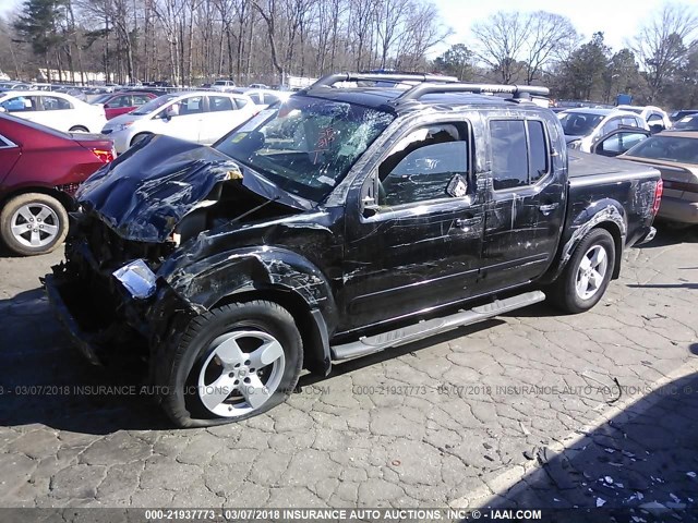 1N6AD07U25C403109 - 2005 NISSAN FRONTIER CREW CAB LE/SE/OFF ROAD BLACK photo 2