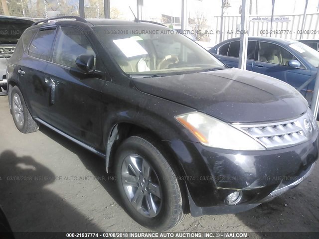 JN8AZ08T46W408892 - 2006 NISSAN MURANO SL/SE/S BLACK photo 1