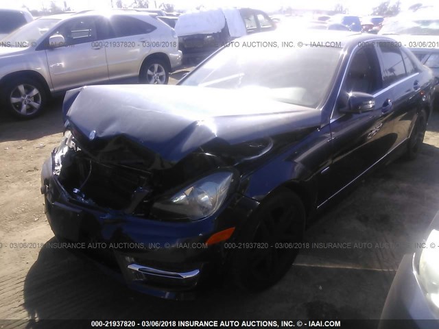 WDDGF4HBXCA614195 - 2012 MERCEDES-BENZ C 250 BLUE photo 2