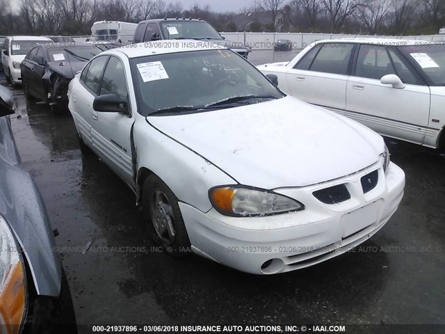 1G2NE52E8XM923279 - 1999 PONTIAC GRAND AM SE WHITE photo 1