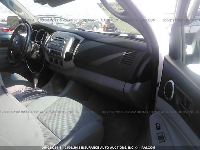 5TEJU4GN7AZ700987 - 2010 TOYOTA TACOMA DOUBLE CAB PRERUNNER WHITE photo 5