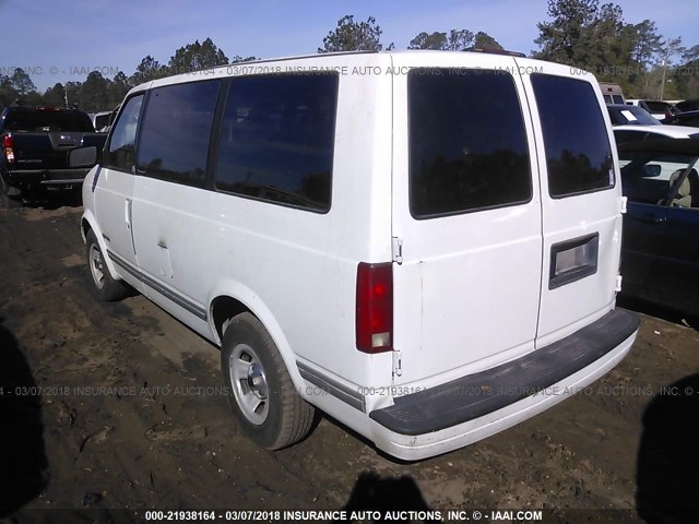 1GKDM19W7VB508503 - 1997 GMC SAFARI XT WHITE photo 3