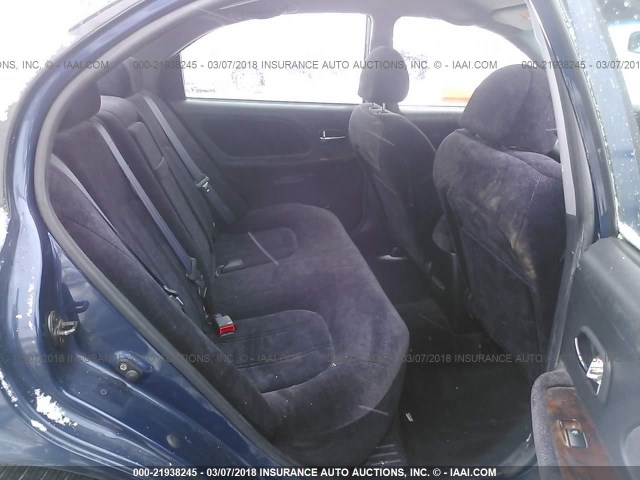 KMHWF35H82A616756 - 2002 HYUNDAI SONATA GLS/LX BLUE photo 8