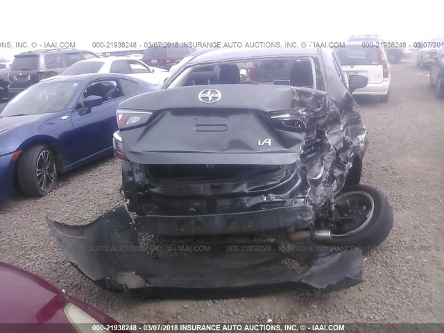 3MYDLBZV4GY133090 - 2016 TOYOTA SCION IA GRAY photo 6