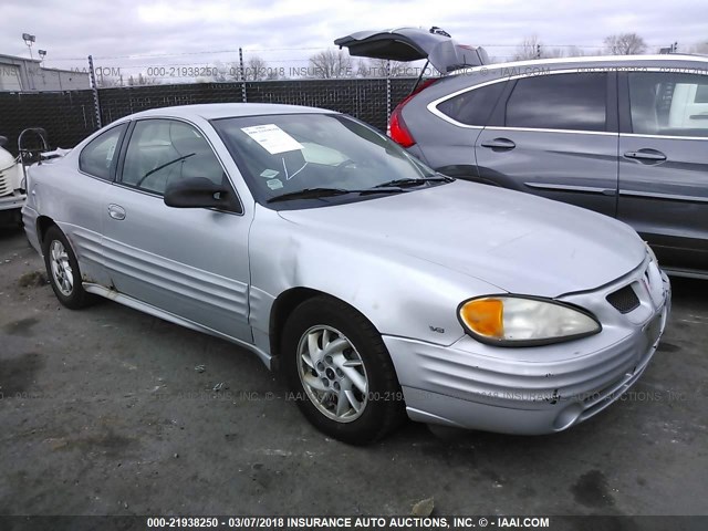 1G2NF12EX2C242481 - 2002 PONTIAC GRAND AM SE1 GRAY photo 1