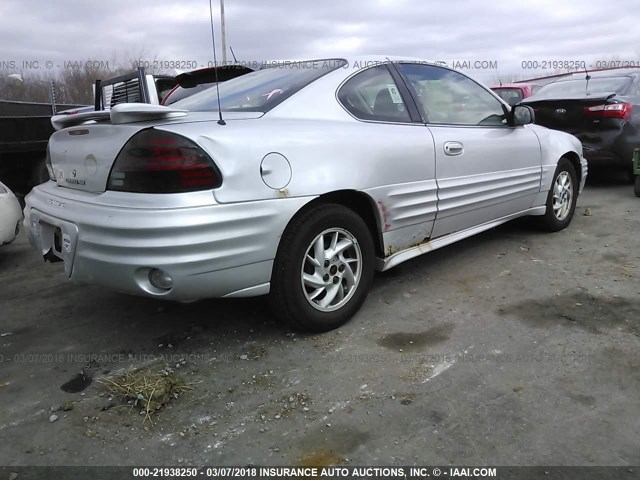 1G2NF12EX2C242481 - 2002 PONTIAC GRAND AM SE1 GRAY photo 4