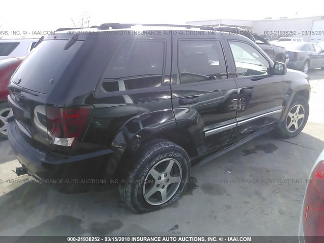 1J4HR48N65C699408 - 2005 JEEP GRAND CHEROKEE LAREDO/COLUMBIA/FREEDOM 黑色 照片 4
