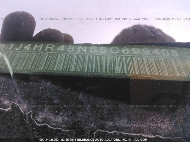 1J4HR48N65C699408 - 2005 JEEP GRAND CHEROKEE LAREDO/COLUMBIA/FREEDOM 黑色 照片 9