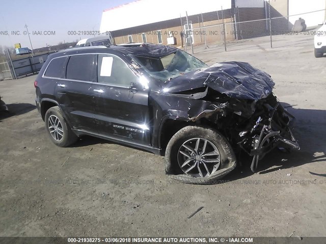 1C4RJFBG0HC775989 - 2017 JEEP GRAND CHEROKEE LIMITED BLACK photo 1