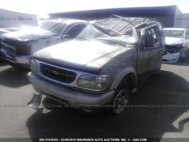 1FMZU64E51ZA82661 - 2001 FORD EXPLORER EDDIE BAUER GREEN photo 2