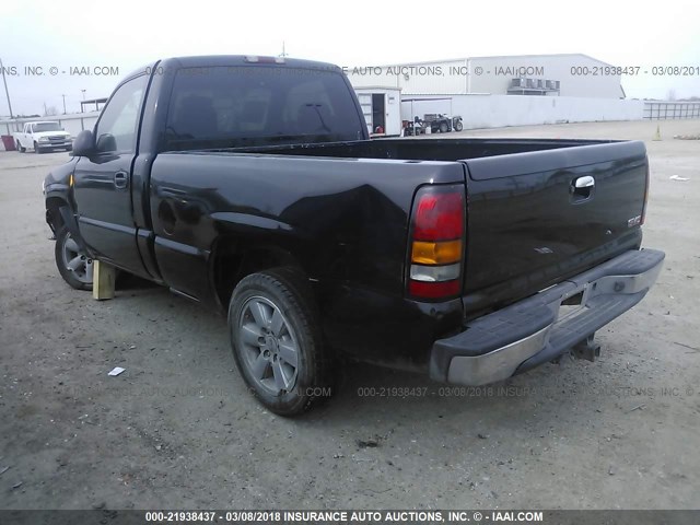 3GTEC14V46G246448 - 2006 GMC NEW SIERRA C1500 BLACK photo 3