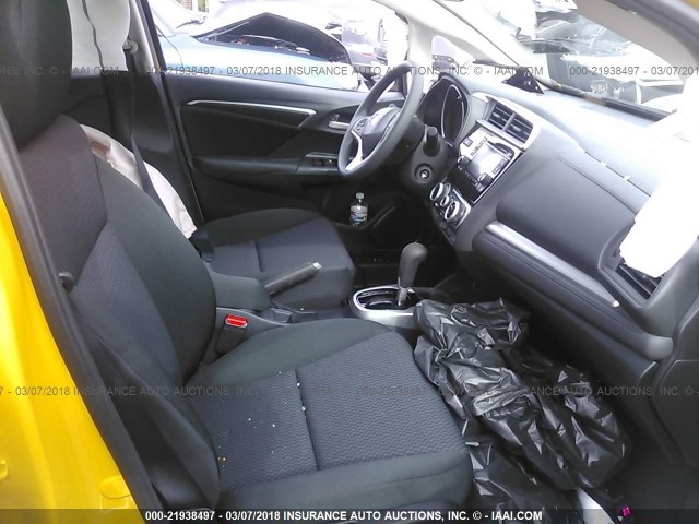 3HGGK5H43JM714458 - 2018 HONDA FIT LX YELLOW photo 5