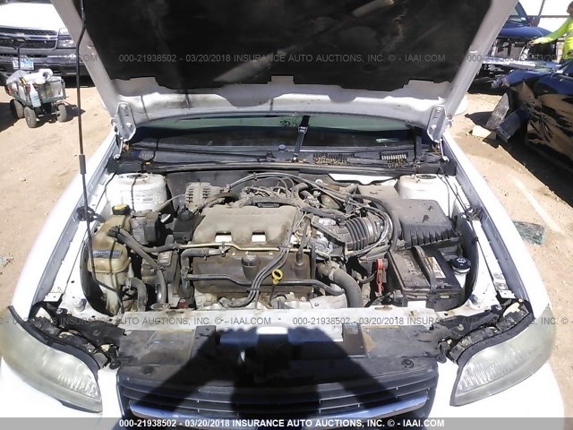 1G1NE52JX3M623948 - 2003 CHEVROLET MALIBU LS თეთრი ფოტო 10