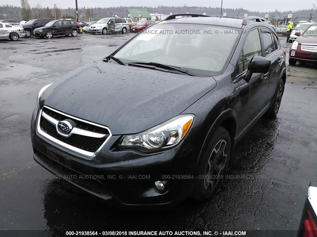 JF2GPAGC0E8216442 - 2014 SUBARU XV CROSSTREK 2.0 LIMITED GRAY photo 2